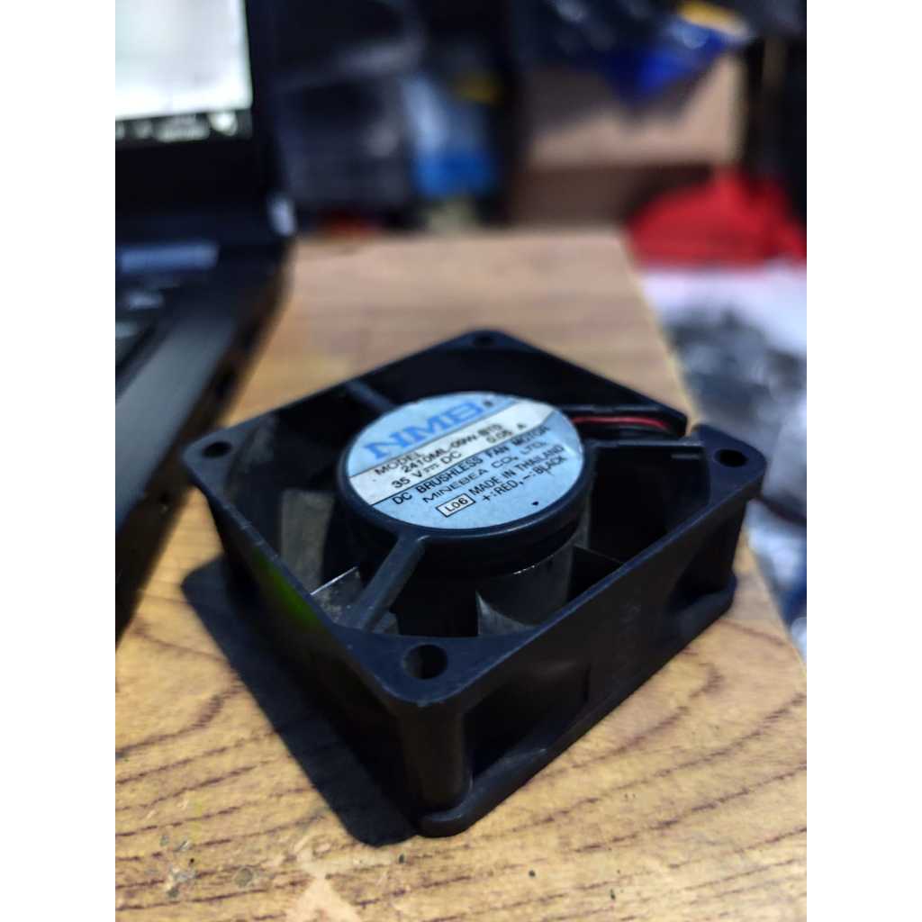 FAN 6CM NMB 2410ML-09W-B10 DC.35V 0.05A DC BRUSHLESS FAN MOTOR MADE IN THAILAND
