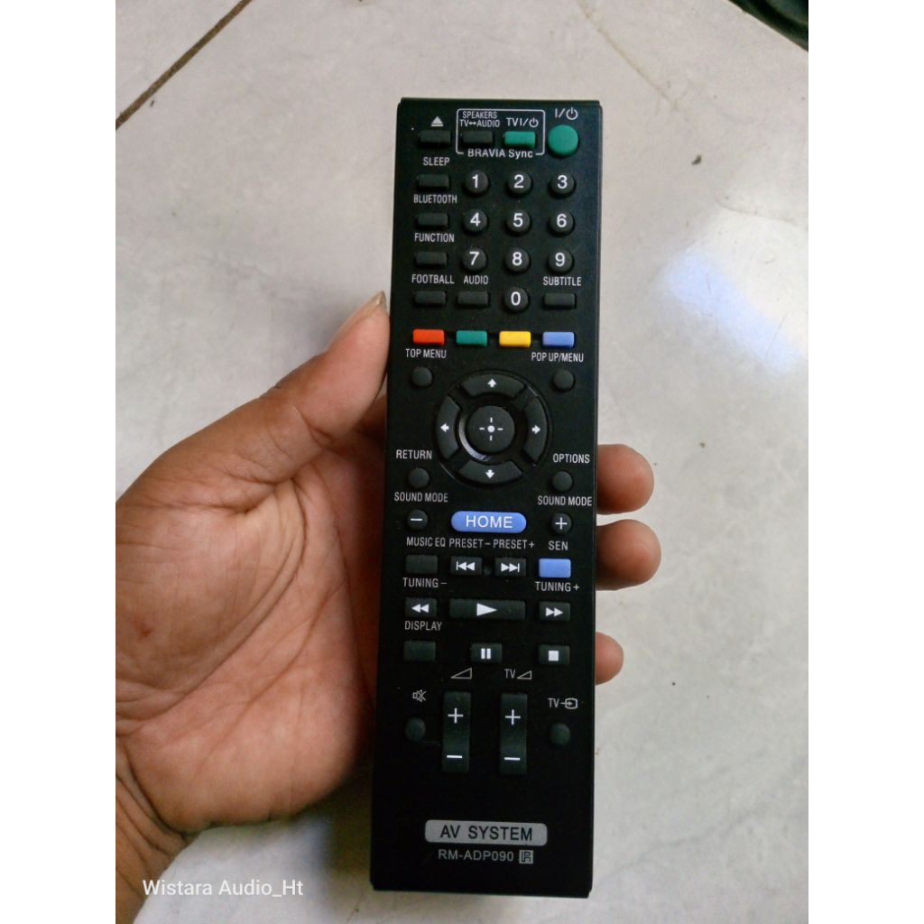 Remote home theater Sony KW