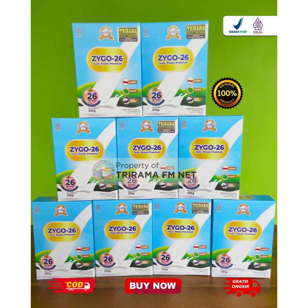 

AGARILLUS ZYGO 26 SUSU ETAWA PREMIUM SEMUA VARIAN ASLI RADIO TRIRAMA FM NET
