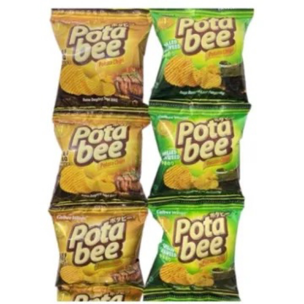 

pota bee chiki snack fries potato chips renceng isi 10pcs