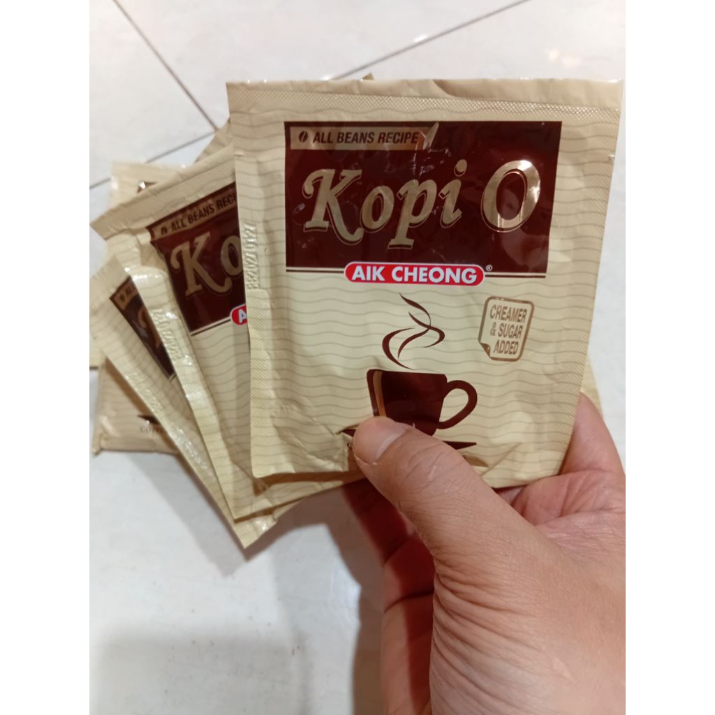 

Aik cheong Kopi.O creamer & sugat added