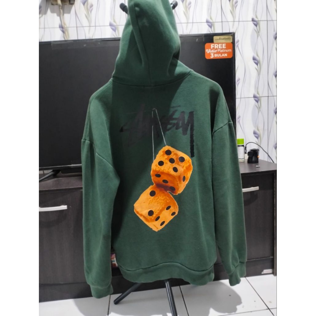 Hoodie stussy fuzzy dice