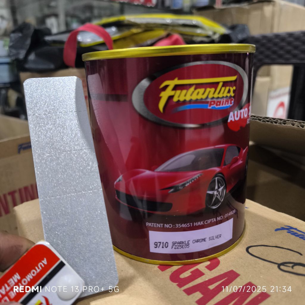 Cat Futanlux Sparkle Chrome silver 9710 1.L