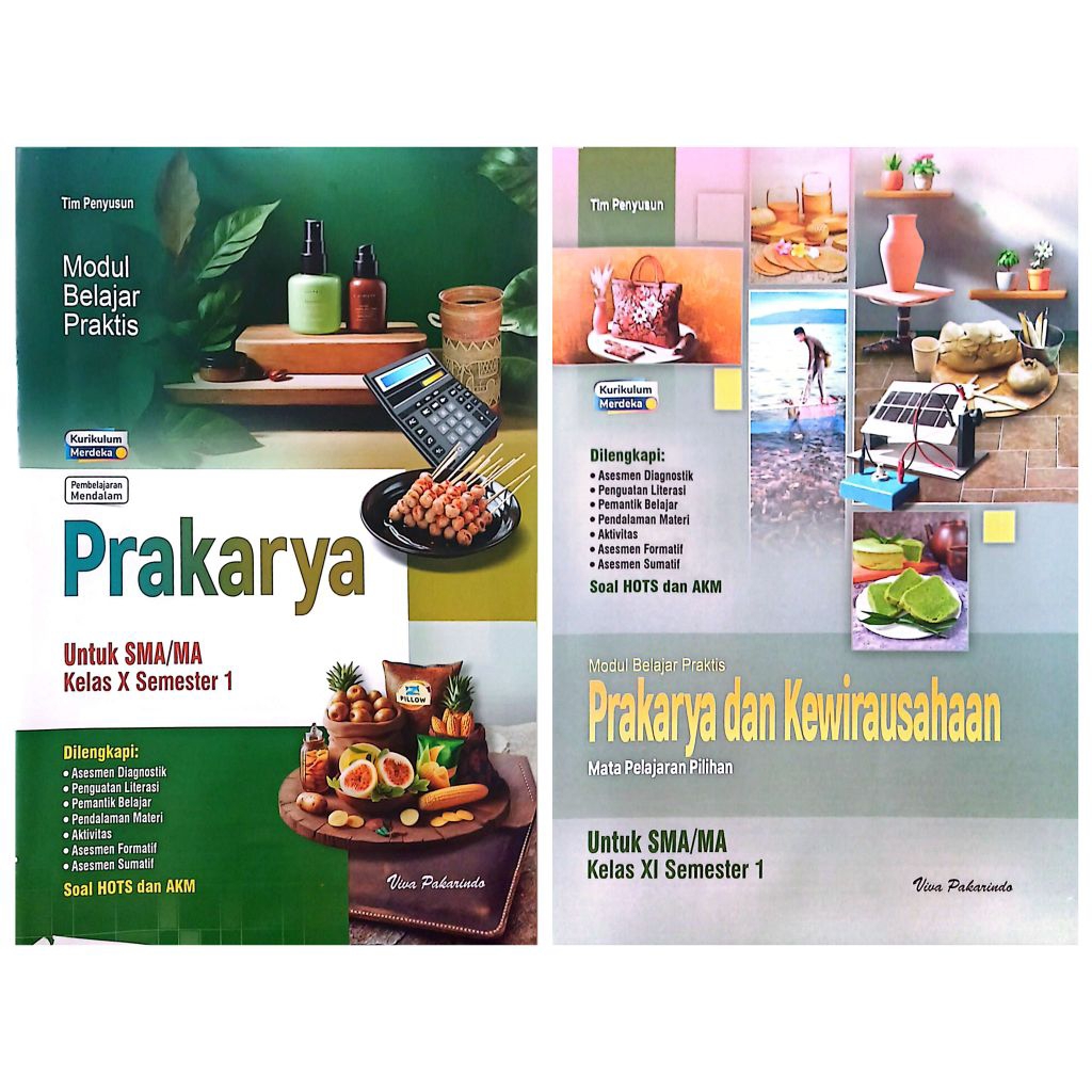 LKS VIVA PAKARINDO SMA SMK PRAKARYA DAN KEWIRAUSAHAAN KELAS 10 11 SEMESTER 1 GANJIL KURIKULUM MERDEK