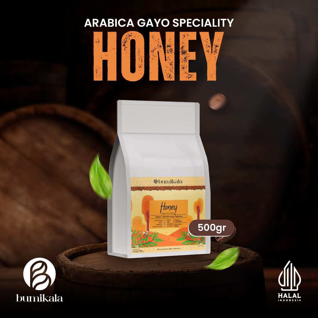 

KOPI ARABIKA GAYO Specialty HONEY PROSES | KEMASAN 500 Gram