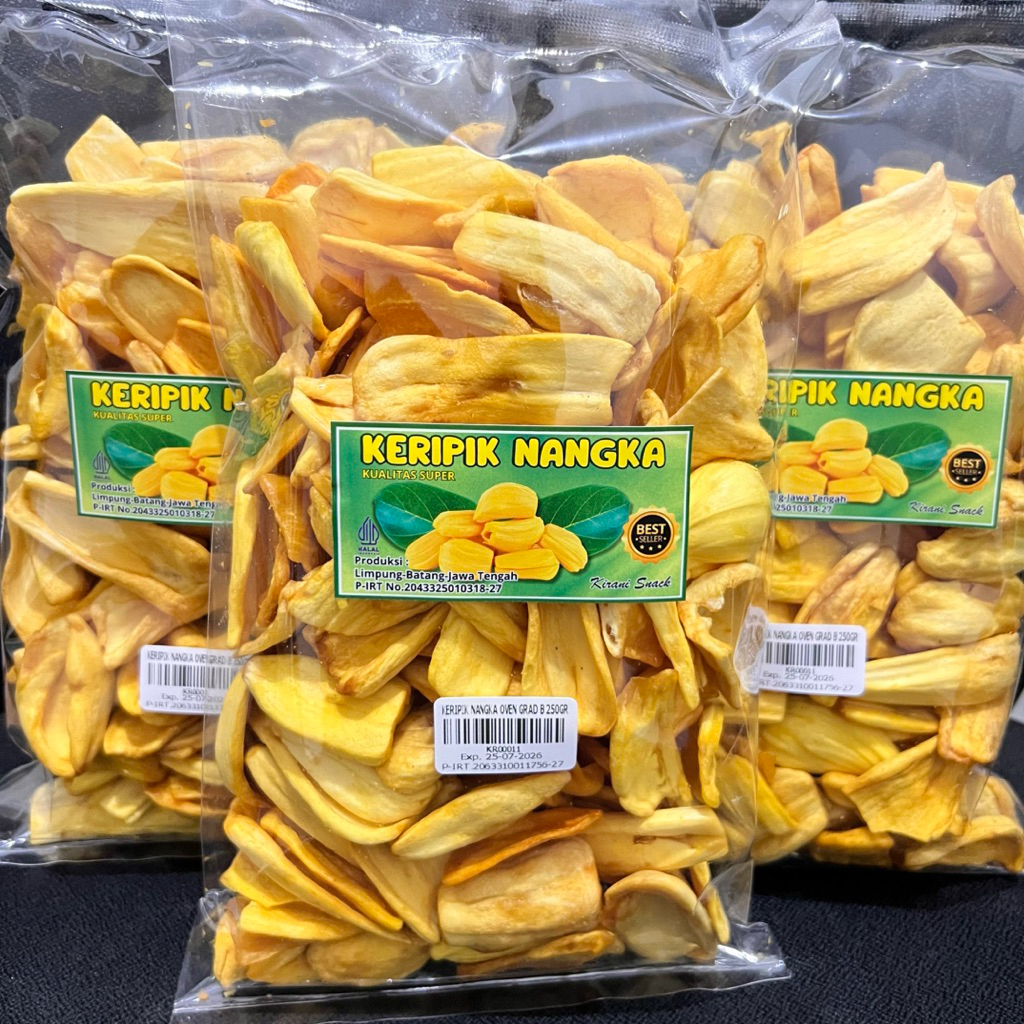 

KERIPIK NANGKA OVEN 250GR ( GRAD B ) SUPER ENAK ORIGINAL BUAH NANGKA ASLI