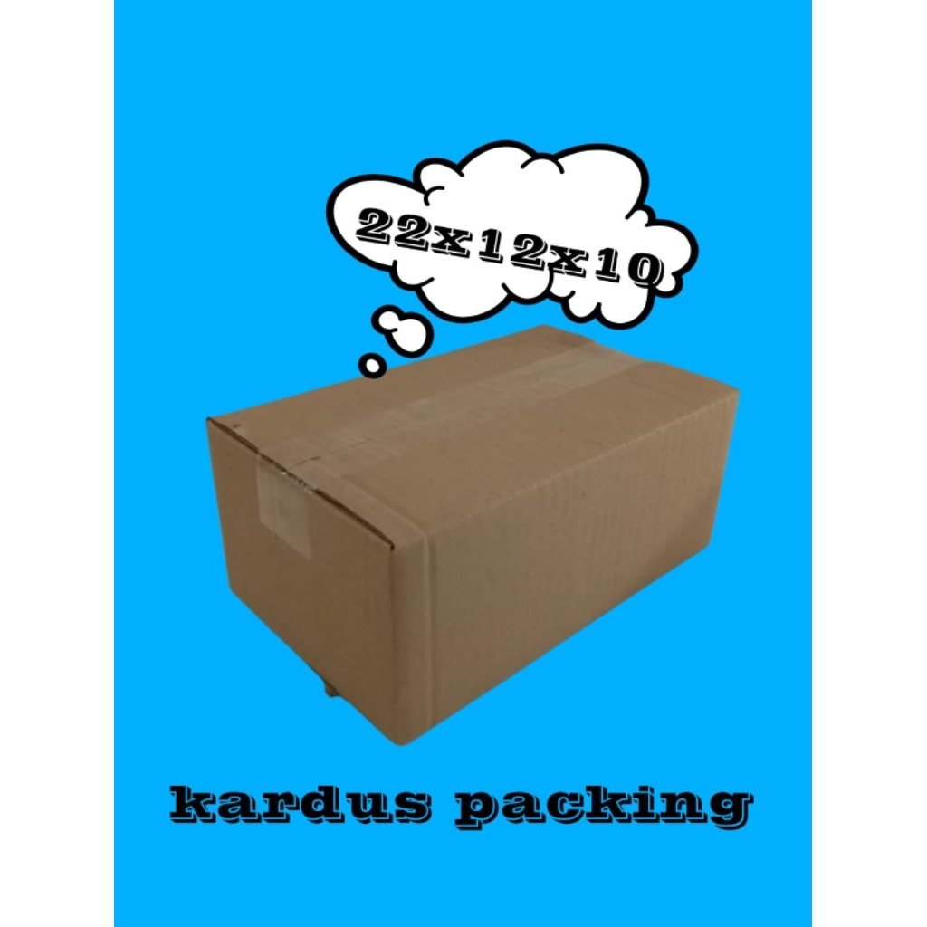 kardus packing UK 22x12x10 kardus besar kardus kecil