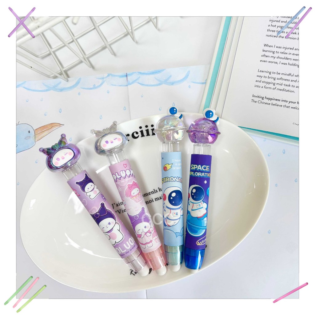 

SS11. Penghapus Pensil Rubber Eraser Mekanik Sliding Pencil Karakter Lucu Cute Alat Tulis Stationary Sekolah Hadiah Anak