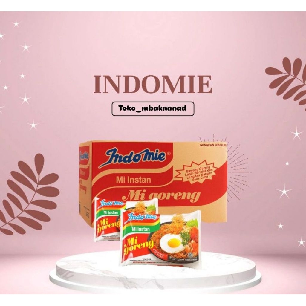 

Indomie goreng mie instant 1 dus isi 40 pack