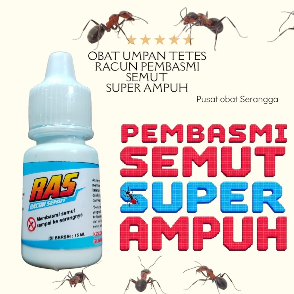 Racun Semut Pembasmi Semut Ras Super Ampuh, Cairan racun semut