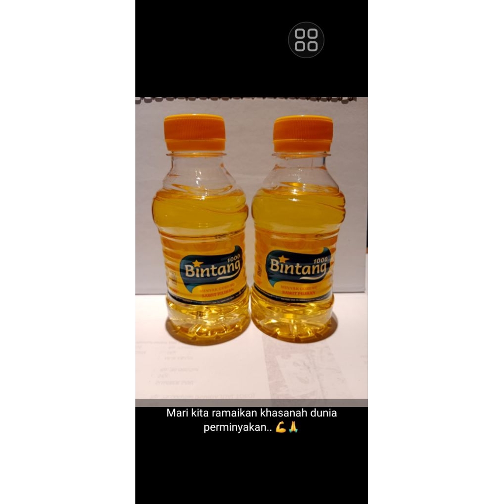 

Minyak Bintang 200ml kemasan unyil[ 1krt isi 24pc]