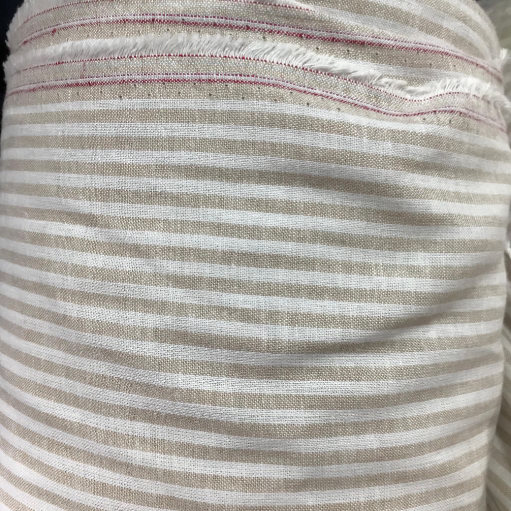 kain linen motif salur || kain linen garis || kain linen || linen motif bunga