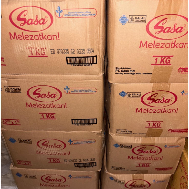 

Sasa MSG kemasan 1kg (1 KARTON)