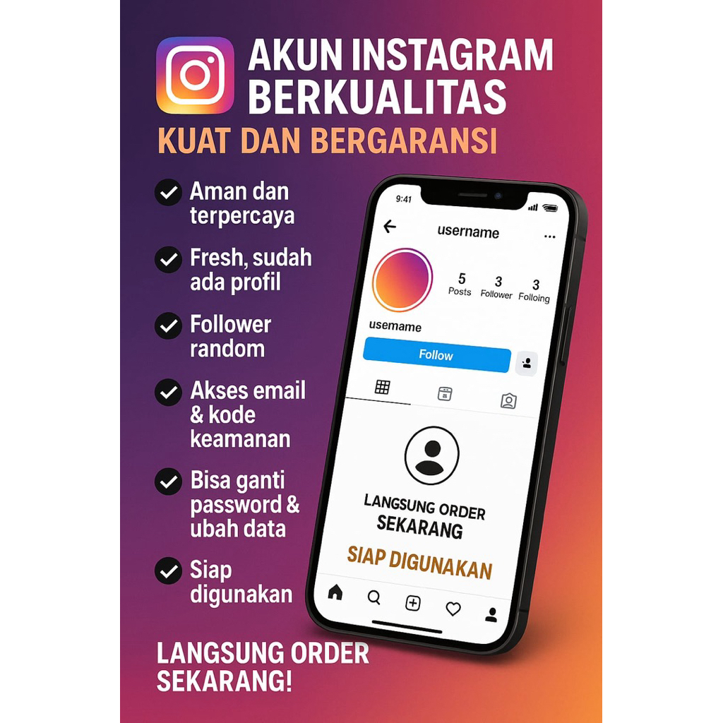 akun instagram fresh a2f on kuat berkualitas akun ig fresh a2f fresh berkualitas AKUN INSTAGRAM KUAT