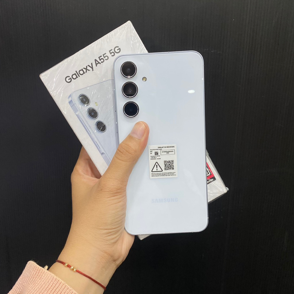 Samsung A55 5g 12/256gb second bekas pakai normal fullset ori