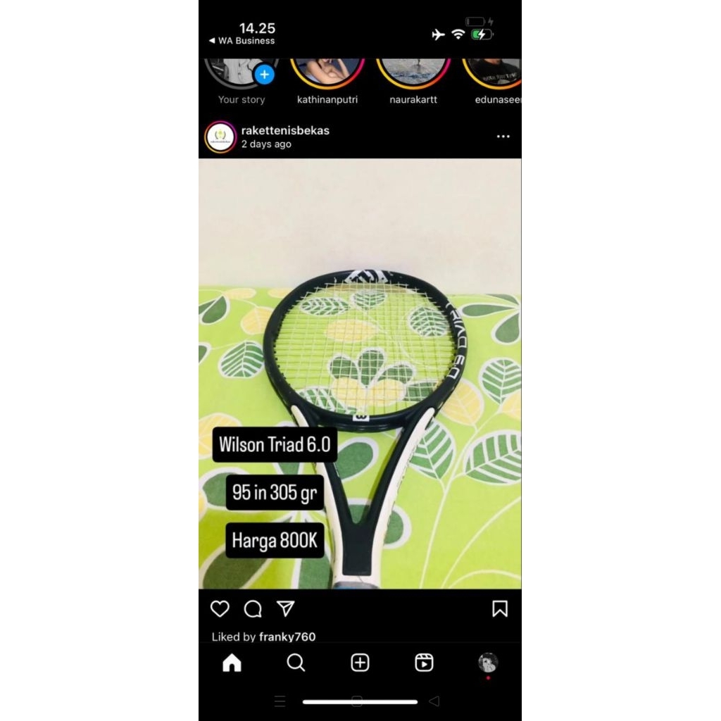 raket tenis Wilson Triad 6.0