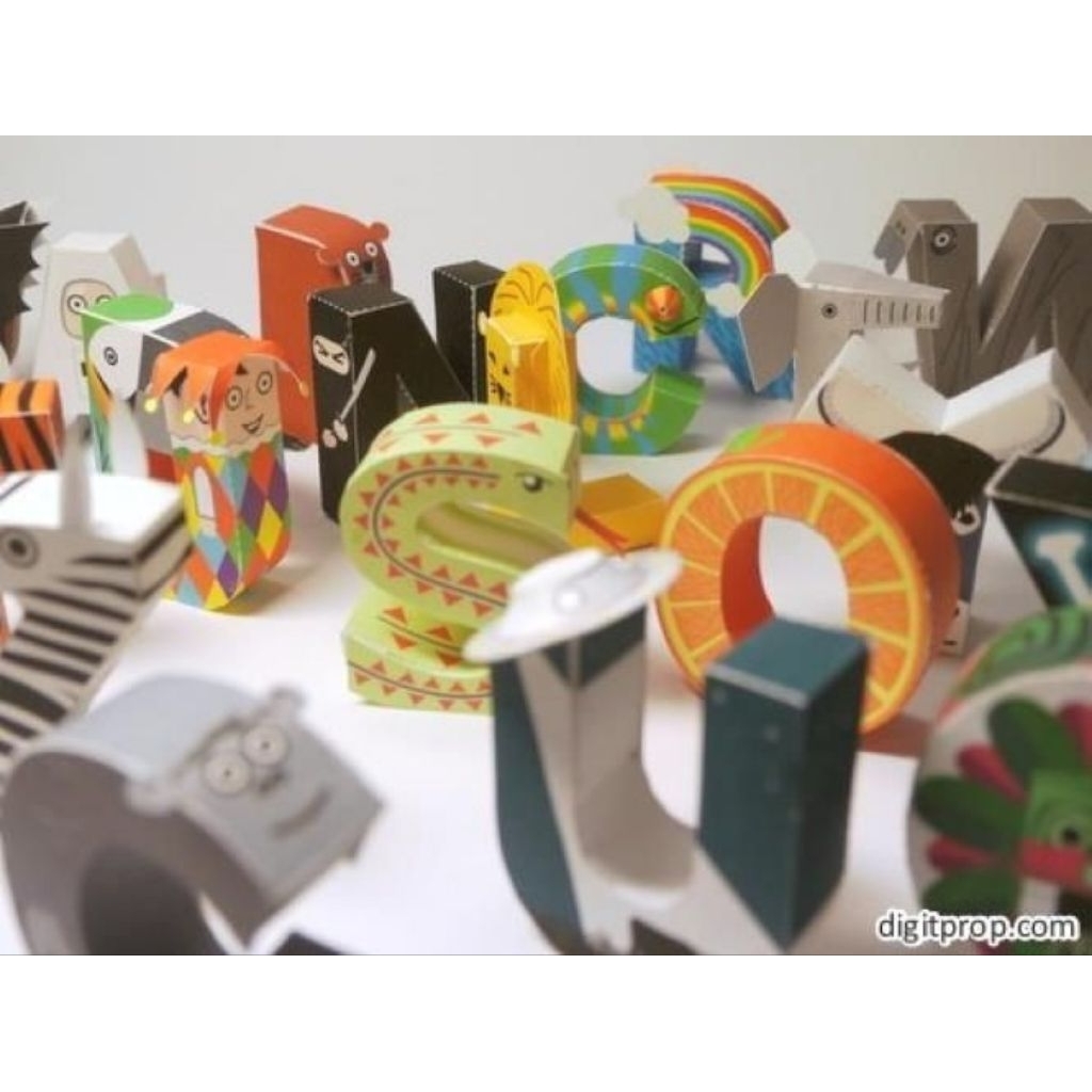 

Papercraft Alfabet