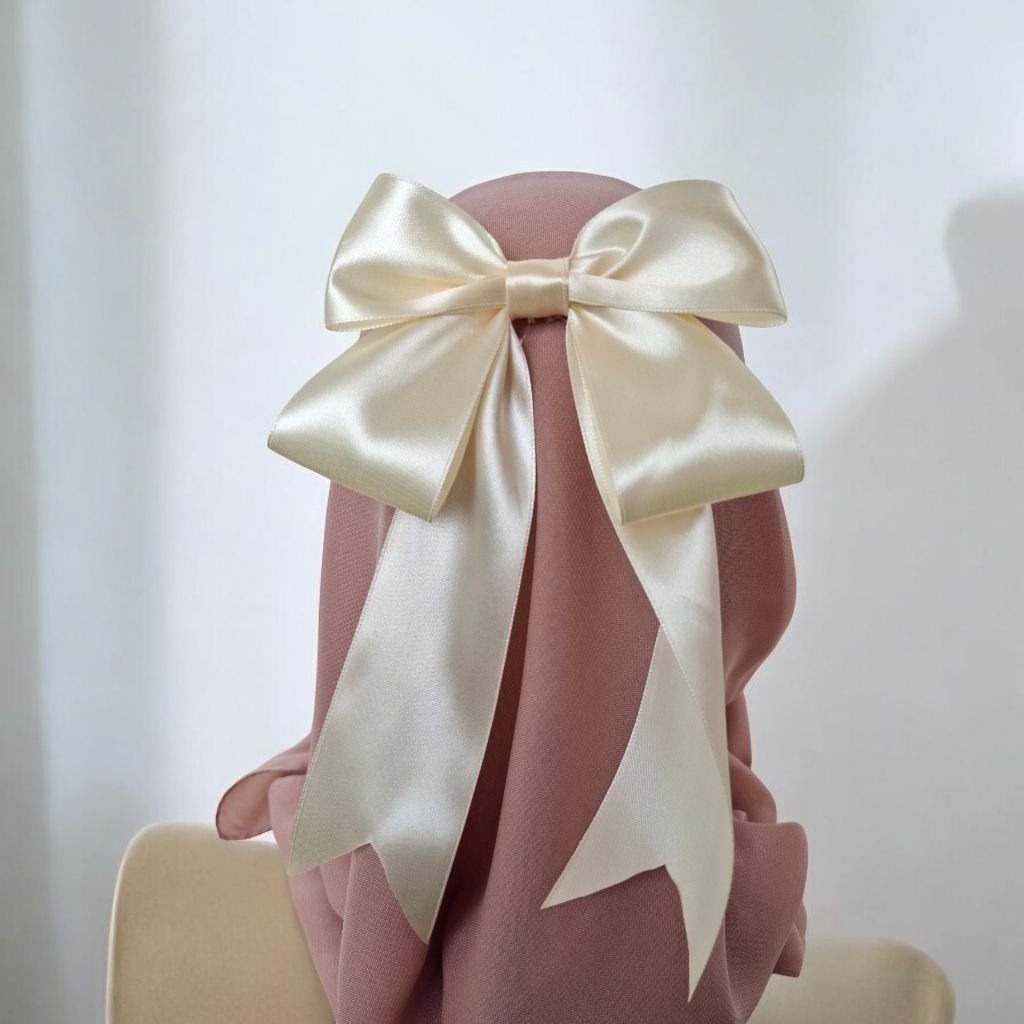 bros pita hijab/bros pita untuk hijab/bros satin pita