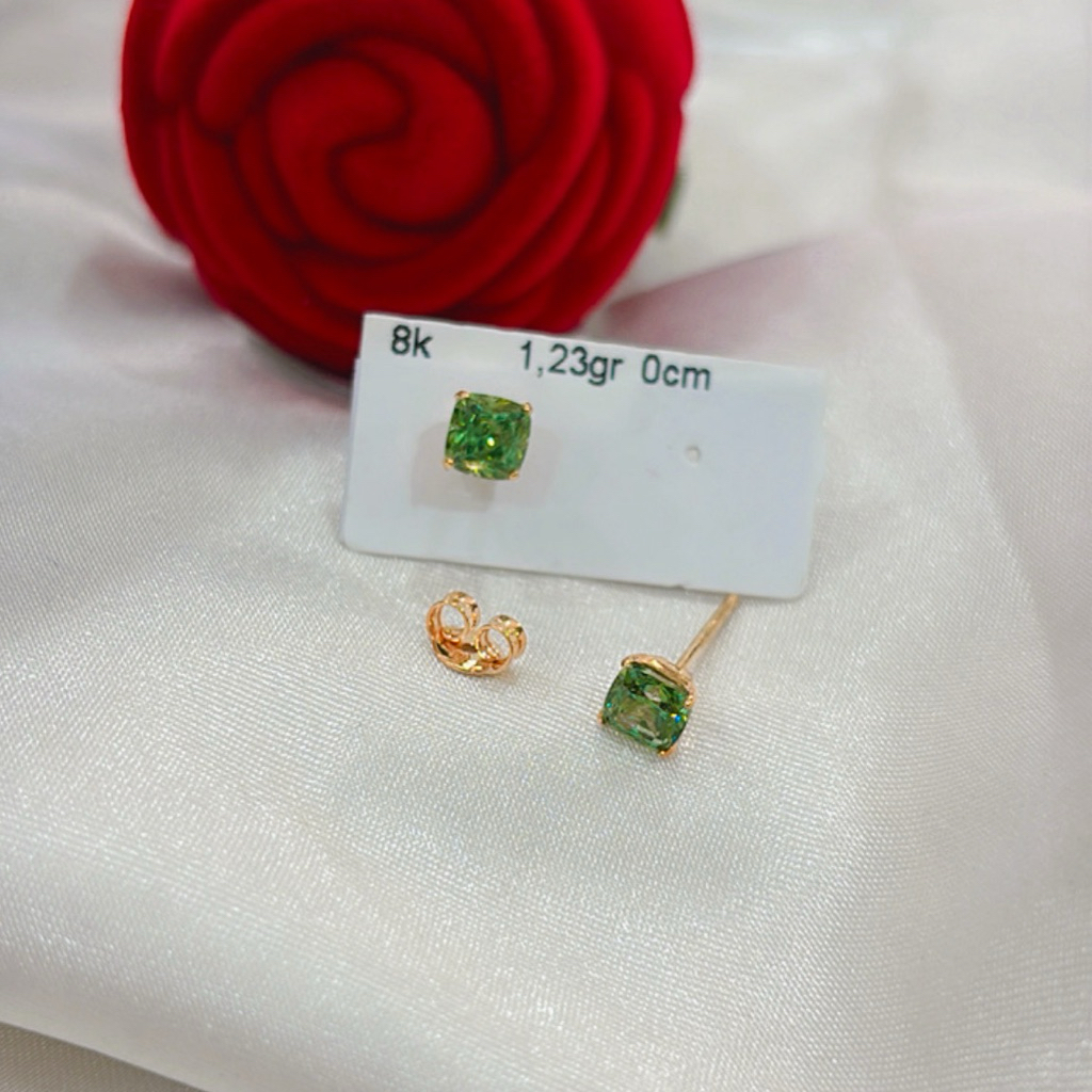 anting subang emas 8k