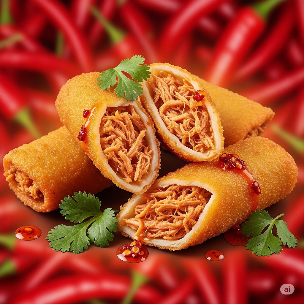 

Frozen Risol Ayam Pedas isi 3 pcs ( hrg blm termasuk kotak packing thinwall)