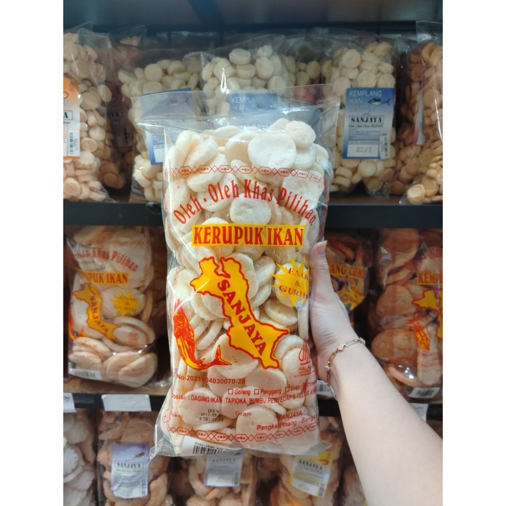 

Kemplang mini ikan khas Bangka cap Sanjaya, 200gr