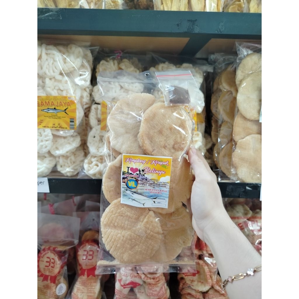 

Kemplang panggang khas Bangka cap VL