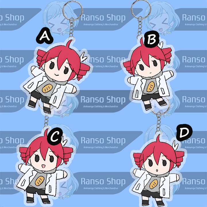 Keychain Vocaloid Kasane Teto Science MIMI SV / Gantungan Kunci Kasane Teto Vocaloid Synthesizer V /