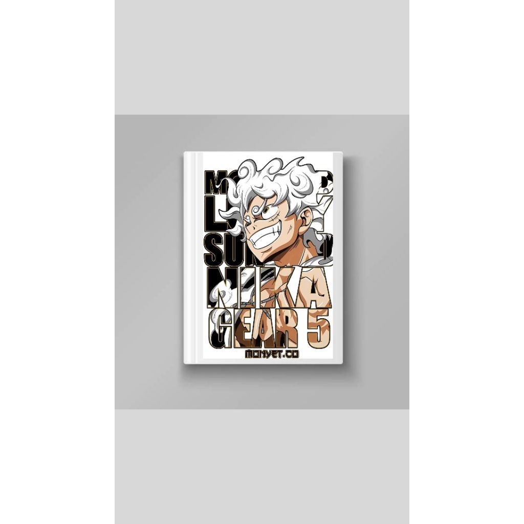 

buku tulis LUFFY ONE PIECE 38 lembar kertas 75 gsm cover silky glossy