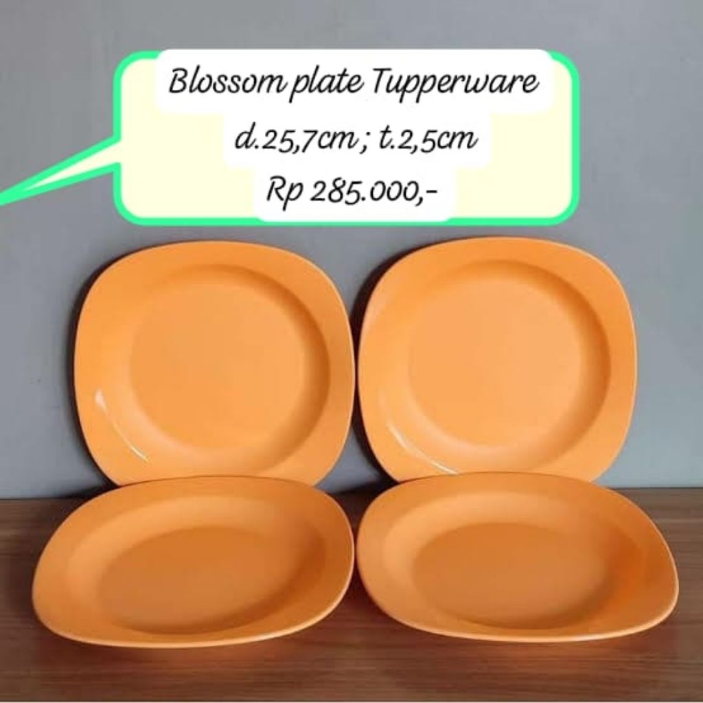 Piring Makan Tupperware Blossom Plate