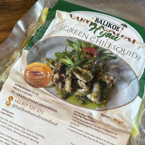 

Cumi Cabai Hijau Frozen Food