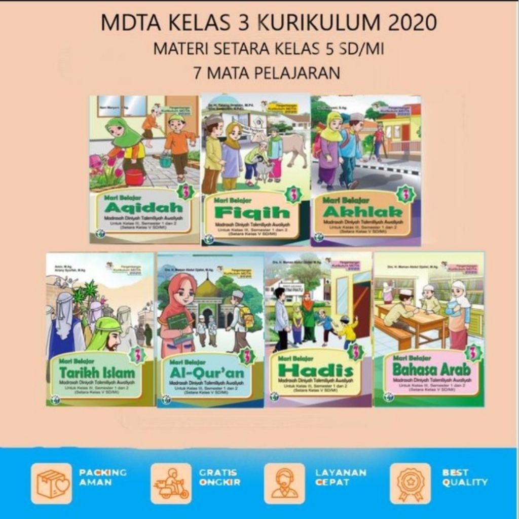 BUKU PEKET MDTA KELAS 3 SETARA KELAS 5 SD/MI KURIKULUM 2020