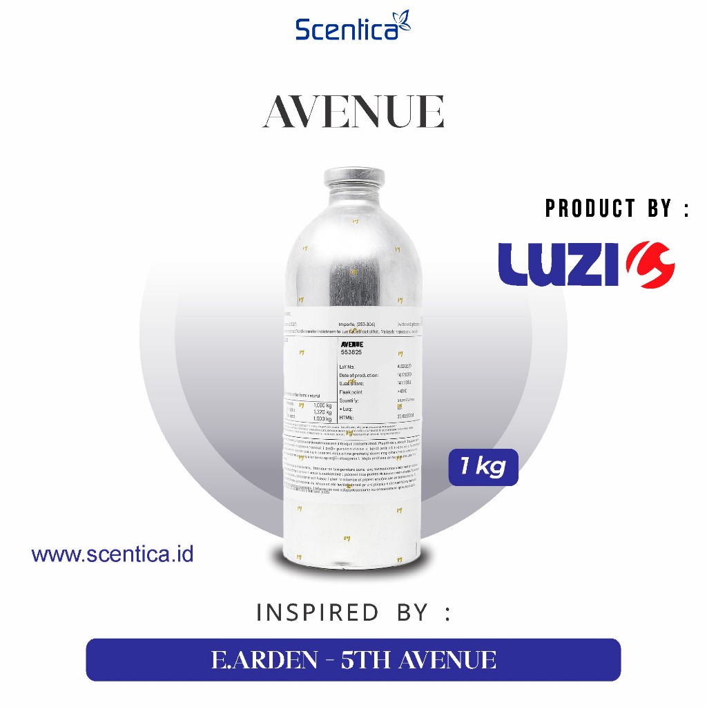 Bibit Parfum AVENUE Inspired By5th AVENUE Kemasan Segel 1kg Original Product By Luzi