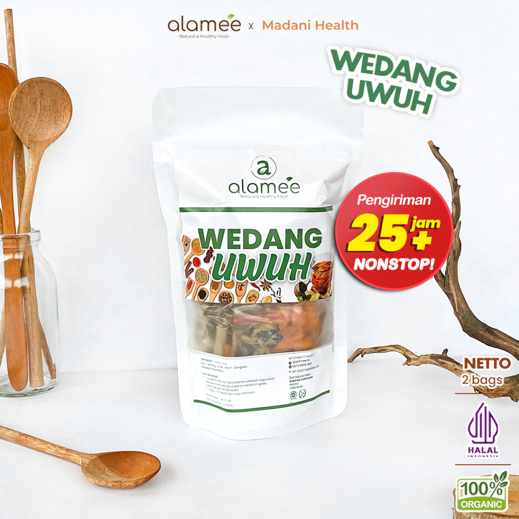 

ALAMEE Wedang Uwuh Komplit Asli Rempah Minuman Herbal Alami Langsung Seduh Lengkap