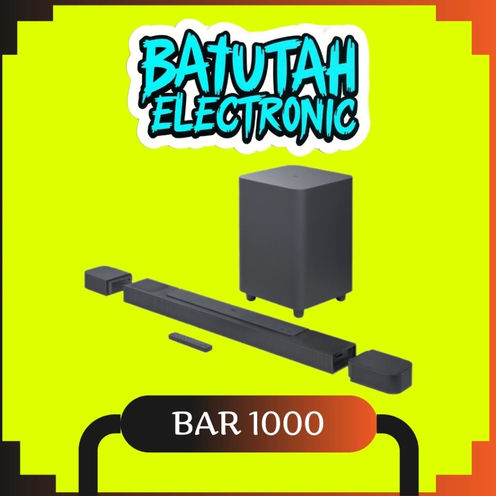 JBL Bar 1000 7.1.4-channel Soundbar with Detachable Surround Speakers Dolby Atmos