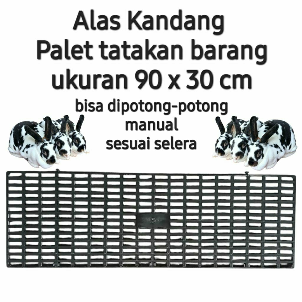 Footrest alas kandang kelinci/kucing ukuran lebar 90 x 30 cm. bisa dipotong sesuai ukuran kandang an