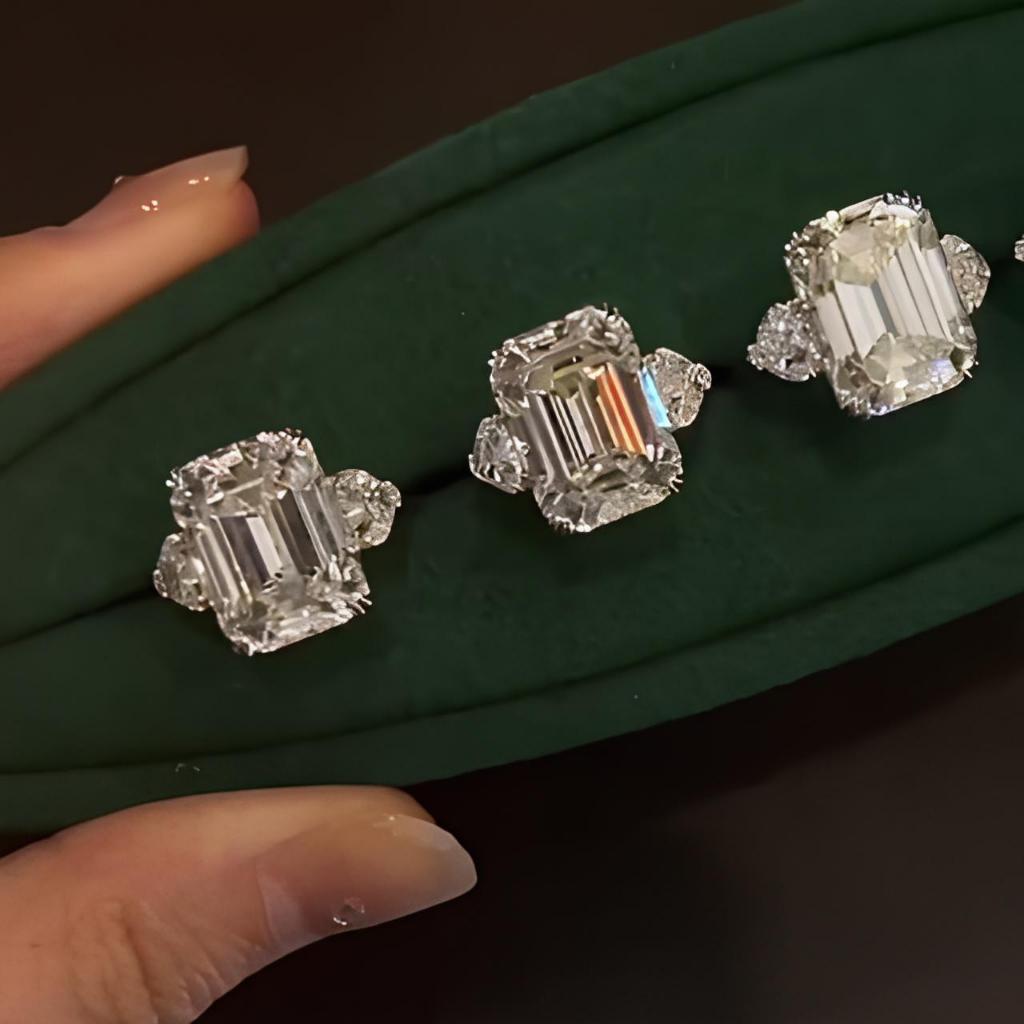 [ Lab Grown / Carbon Diamond ]- FL - VVS1 Kualitas -Color D PREMIUM Austria Berlian GIA-IGI- NGIC Or