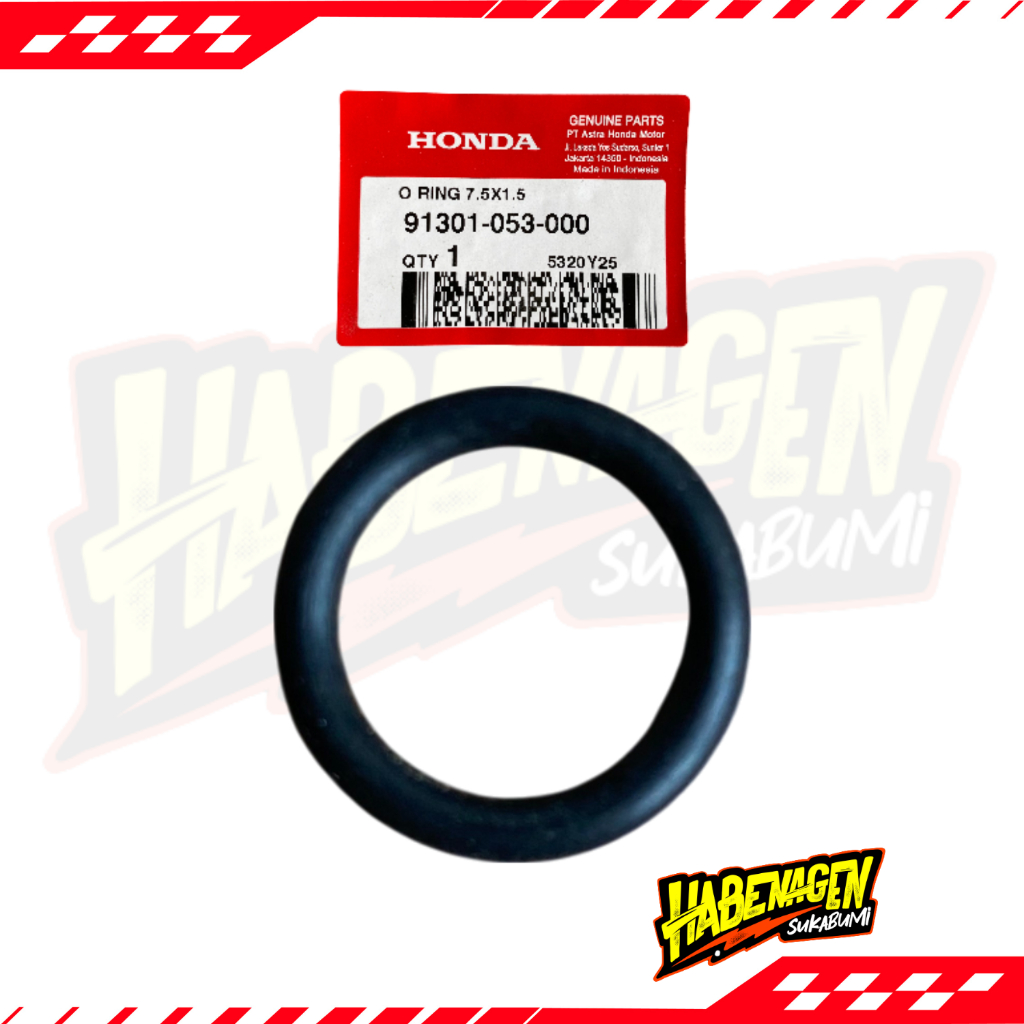 Oring Seal Ujung As Pully 7.5x1.5 Honda Beat Scoopy Spacy Fi Vario 125 150 Genio Stylo 160 Ori Ahm
