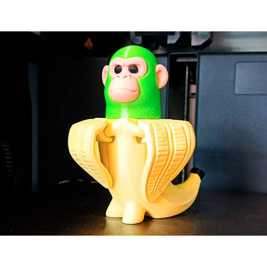 Mainan Artikulasi Boneka anomali simpansini Bananini/anomali simpansini bananini