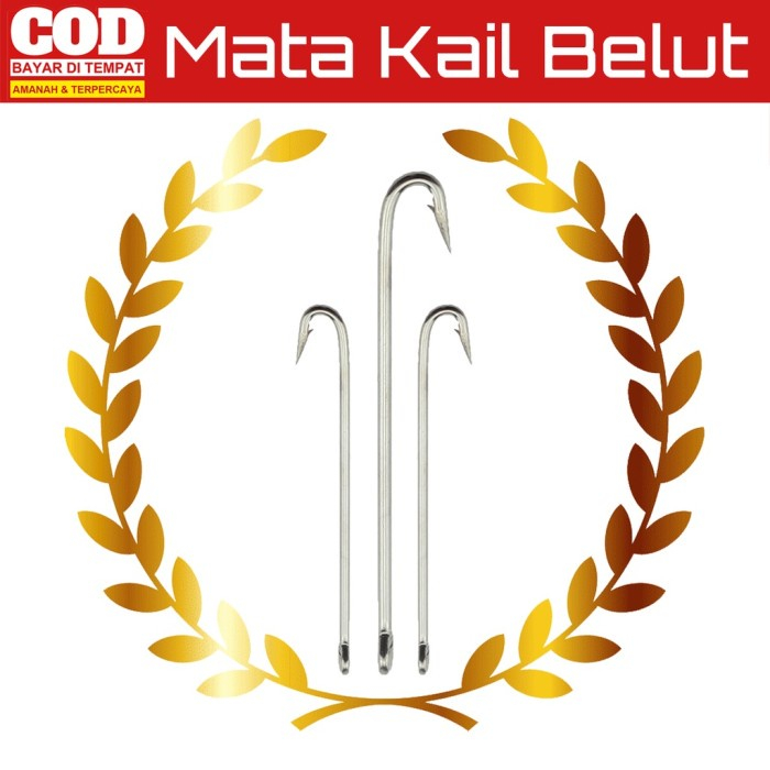 Mata Kail Urek Belut Murah Batang Panjang Tajam Casting Lure Jig