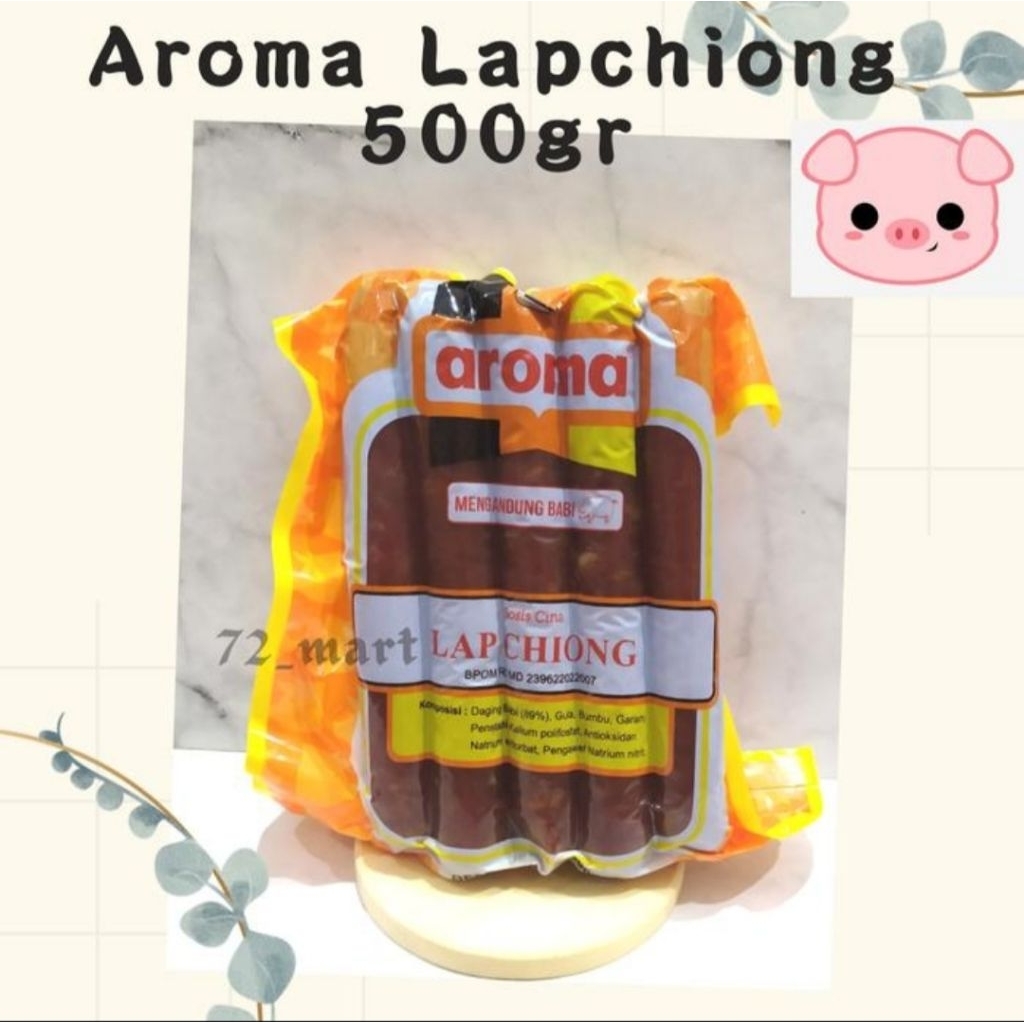 

Aroma Lapchiong babi (sosi babi) NON HALAL 500gr