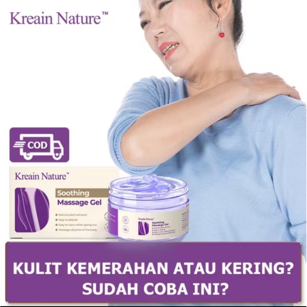 Kreain Natural Gel Nyaman Cocok Untuk Rutinitas Padat Sehari Hari Mmbantu Nyeri Sendi Hilang