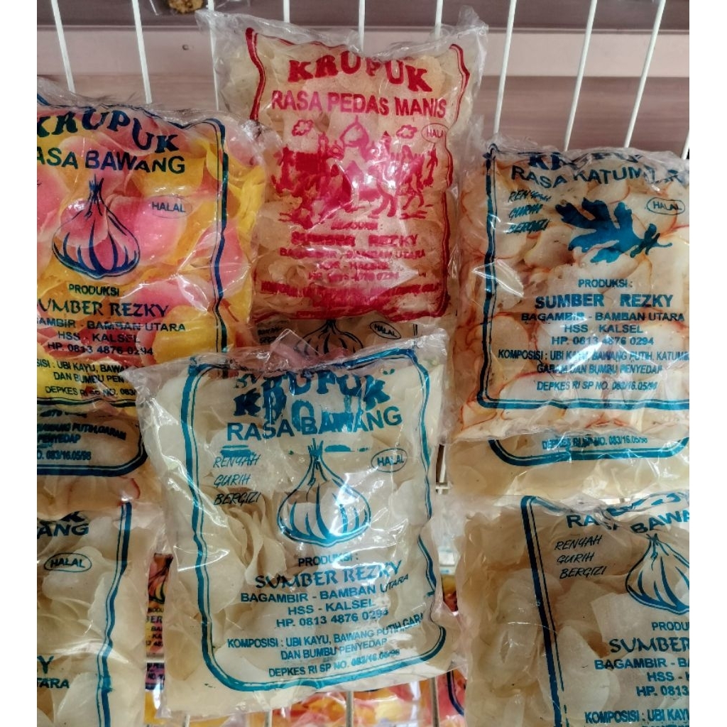 

kerupuk singkong mentah