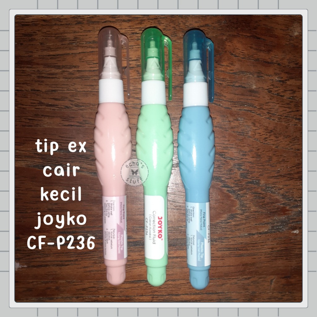 

(1 pc) Correction Fluid Pastel Colour Joyko CF-P236 Tipe X Cair
