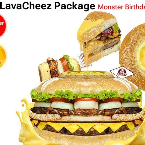 

Promo LavaCheez Monster Birthday Burger