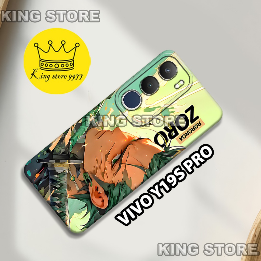 (KS2)  Softcase karet untuk VIVO Y19S PRO Motif gambar karakter Anime/casing VIVO Y19 PRO terbaru/ke