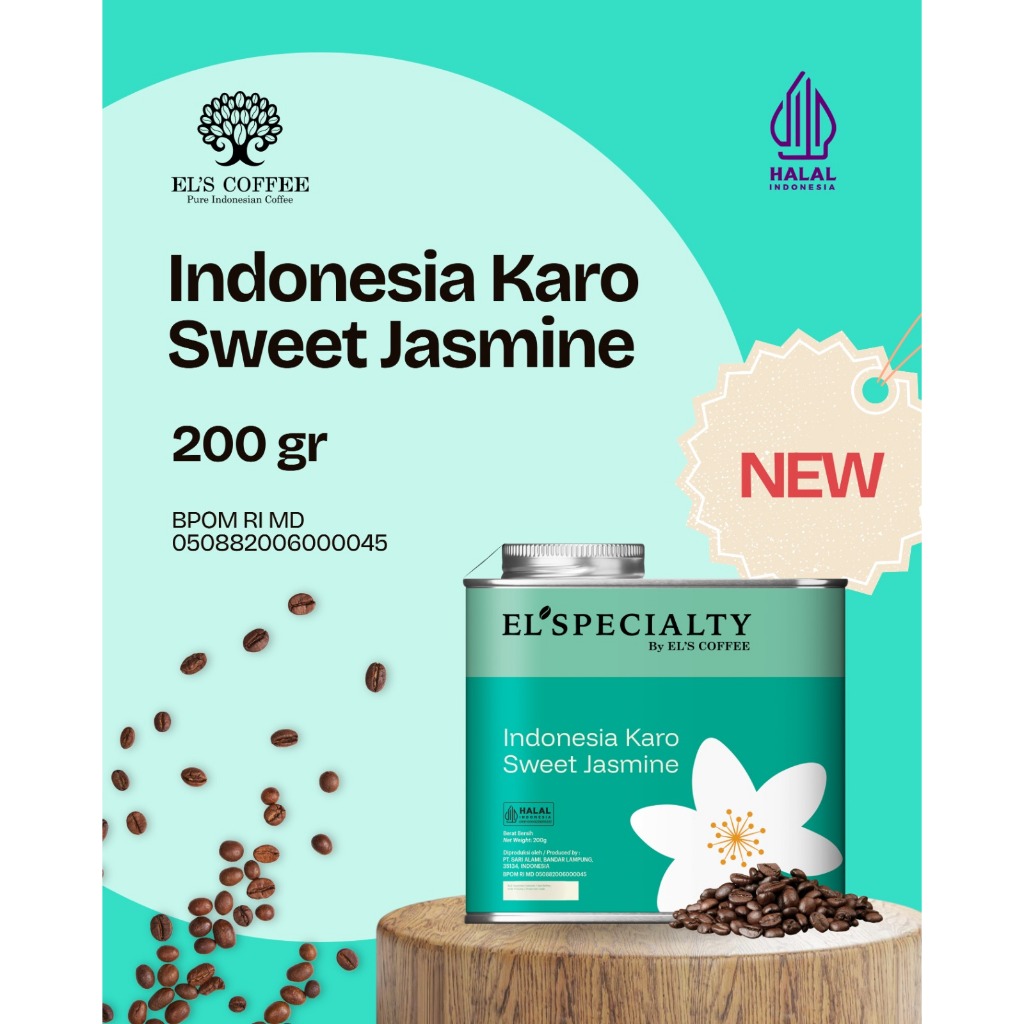 

EL'SPECIALTY COFFEE INDONESIA KARO SWEET JASMINE BY EL'S COFFEE