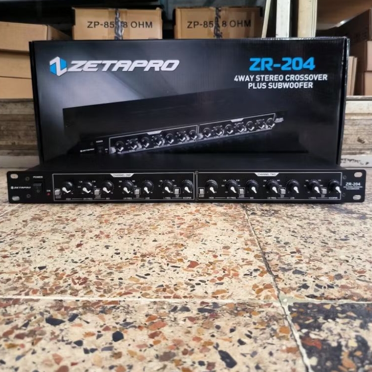 Crossover Zetapro ZR-204 ZR204 ZR 204 Original Zetapro 4 Way + Plus Subwoofer