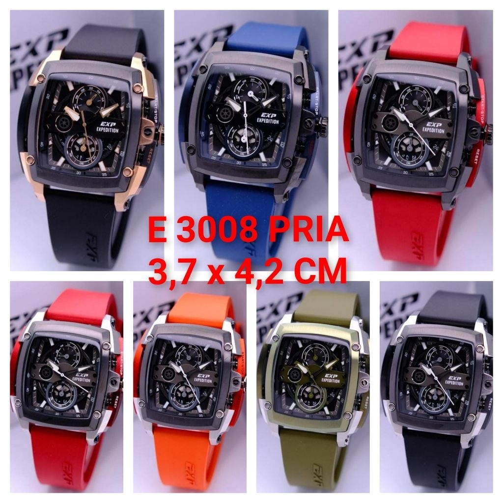 JAM TANGAN PRIA EXPEDITION E6731/ E6845 /E6636 / E3008 ORIGINAL GARANSI RESMI/JAM EXPEDITION COWOK E