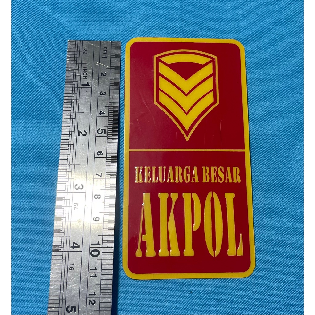 Stiker Akpol (Kotak)  - Sticker Akademi Police - Sticker Akpol Mobil - Stiker Akpol Motor - Stiker P