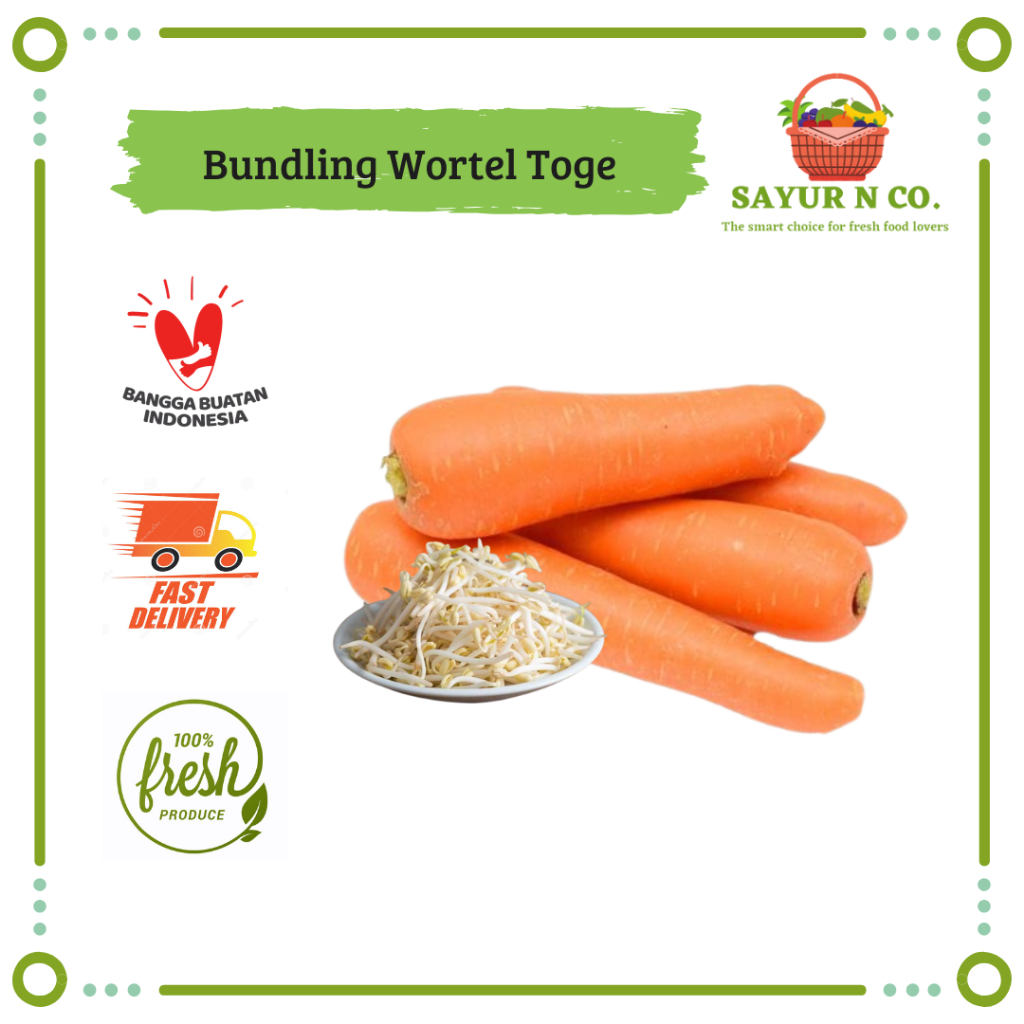 

Bundling Wortel Toge Segar | Sayur N Co Bekasi